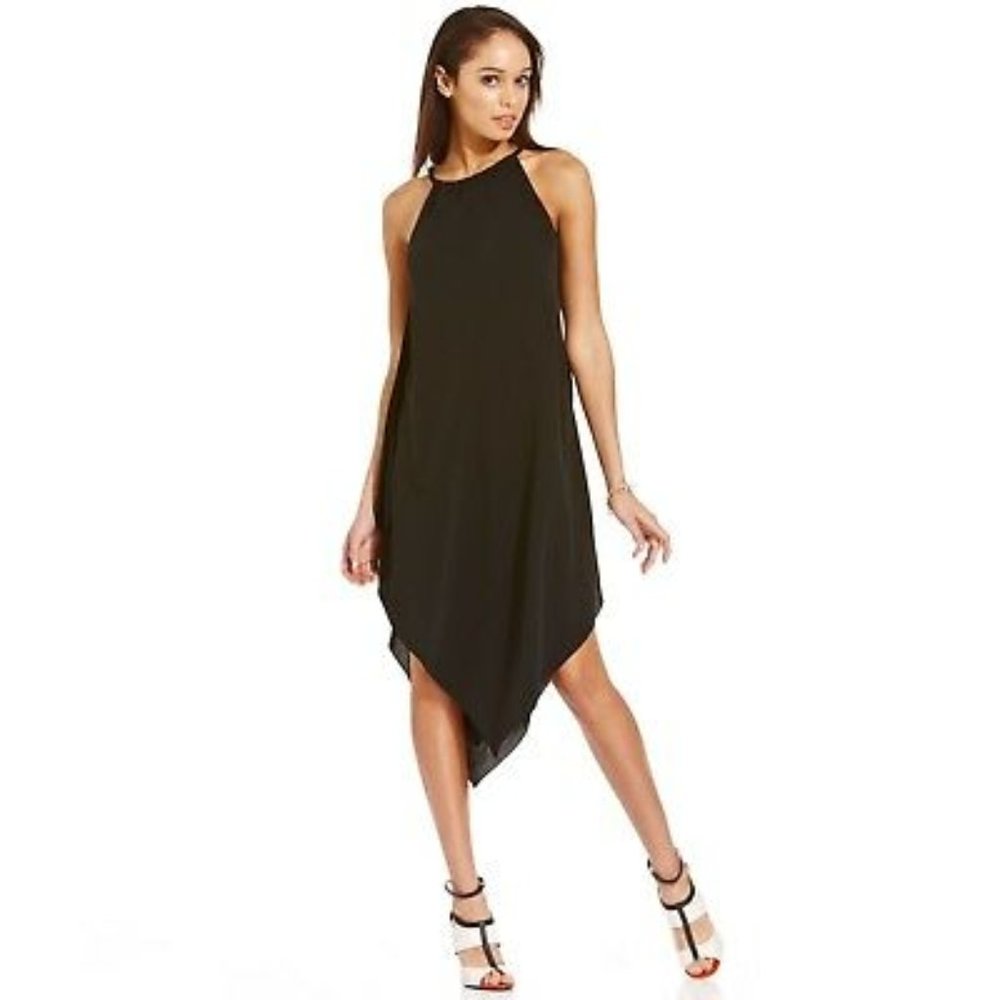 Asymmetrical Black Dress "The Last Resort"